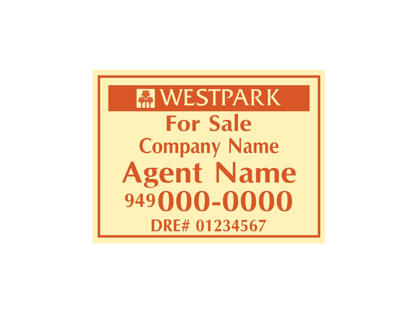 Westpark - Listing Sign
