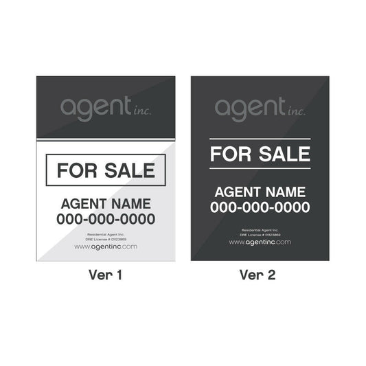Agent Inc Listing Sign 24" x 18" - R.E.S.S. - Real Estate Signs & Services
