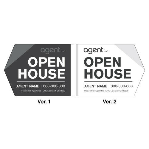 Agent Inc - Open House Signs | 24x18 - R.E.S.S. - Real Estate Signs & Services