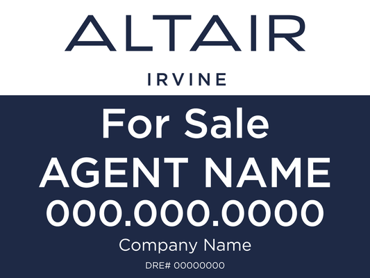 Altair - Listing Sign - R.E.S.S. - Real Estate Signs & Services
