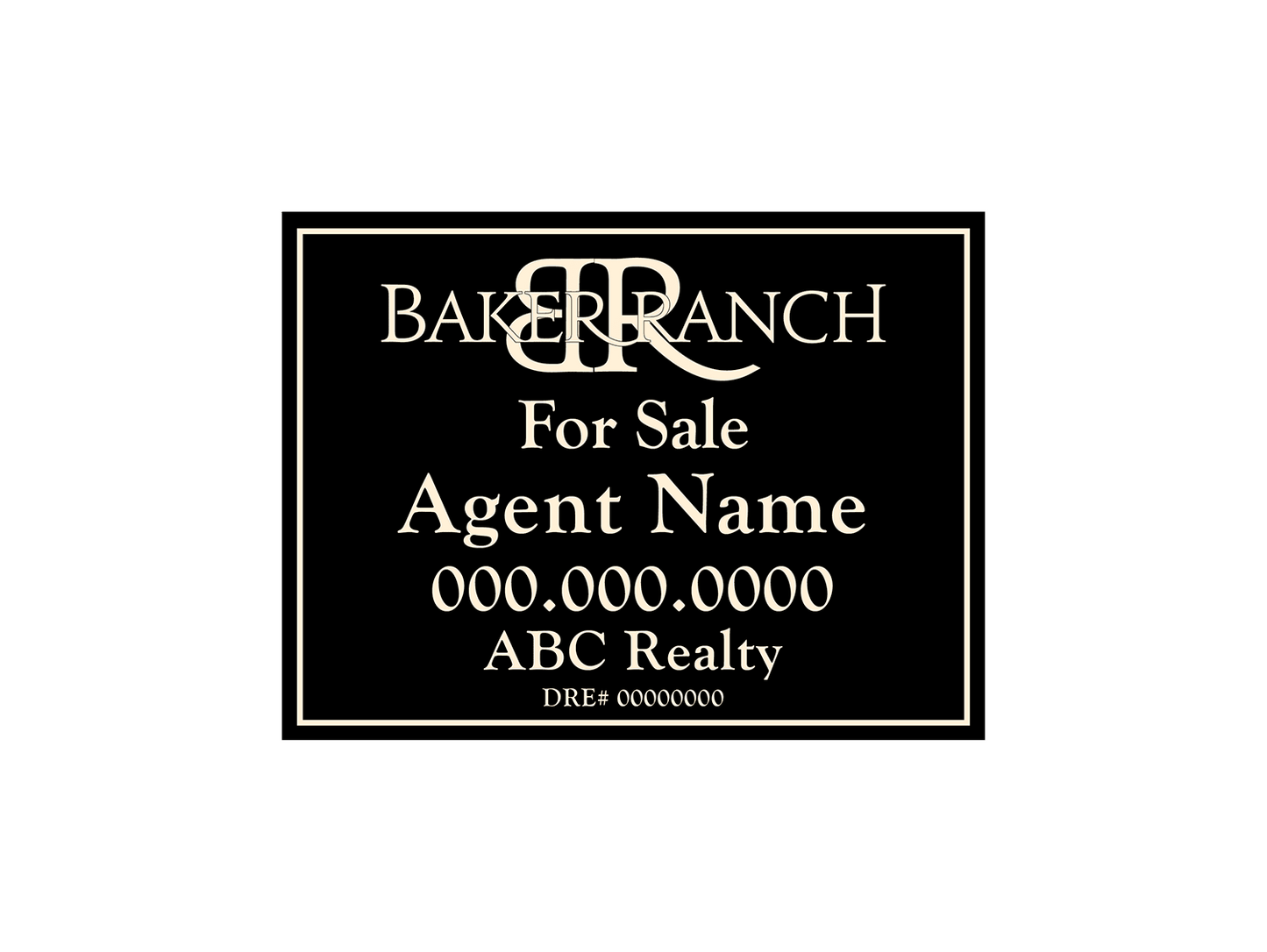 Baker Ranch - Listing Sign - R.E.S.S. - Real Estate Signs & Services