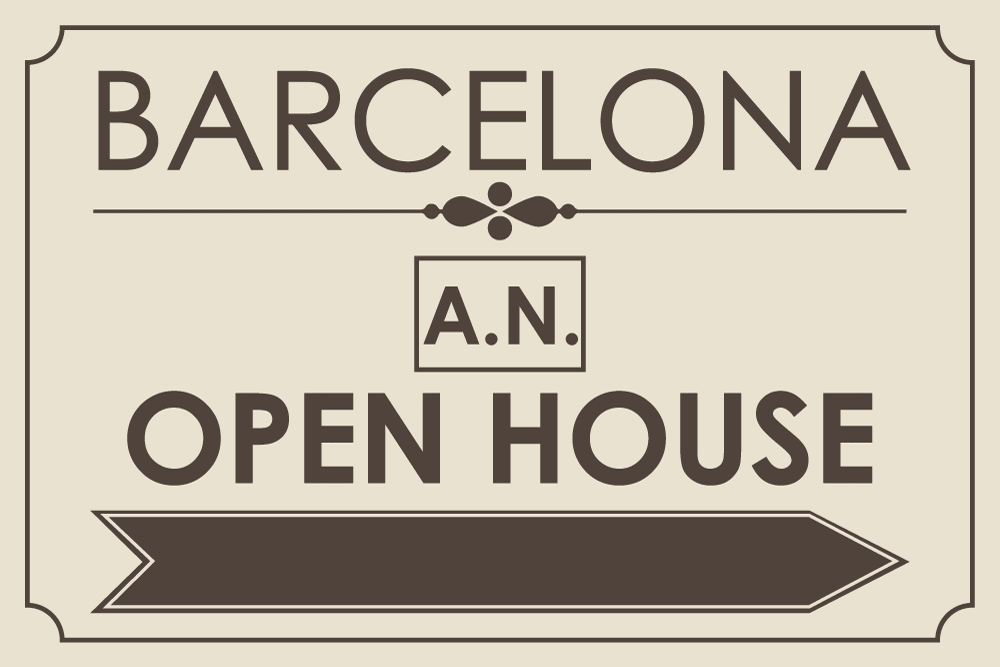 Barcelona - Open House Signs