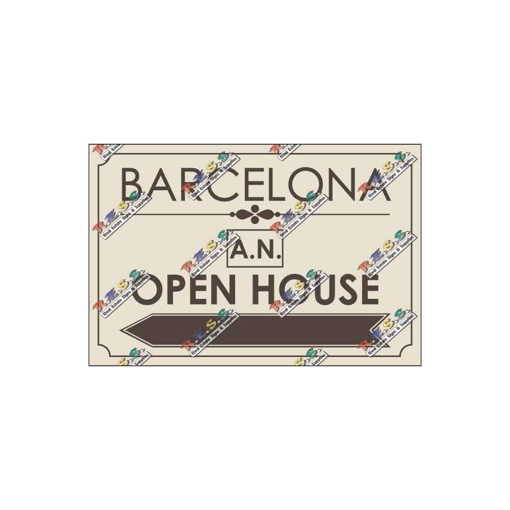 Barcelona - Open House Signs - R.E.S.S. - Real Estate Signs & Services