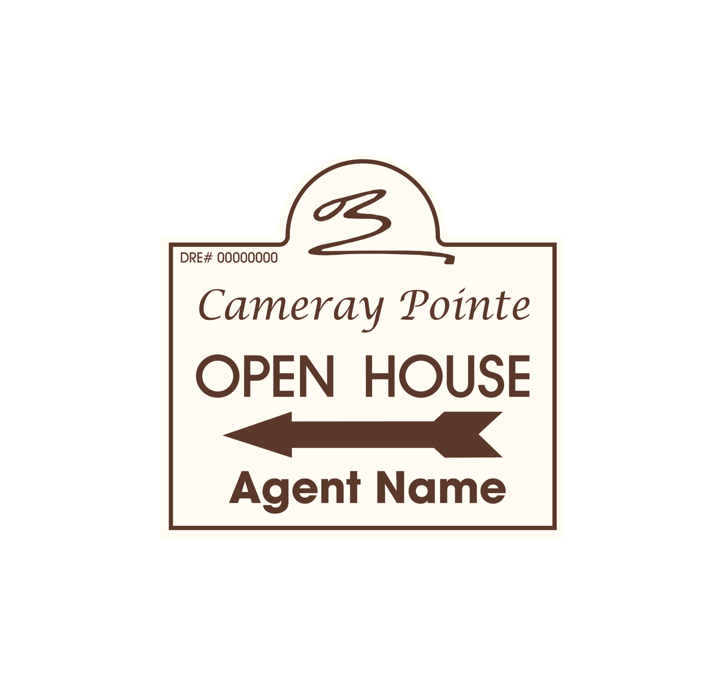 Bear Brand Cameray - Open House Sign - R.E.S.S. - Real Estate Signs & Services