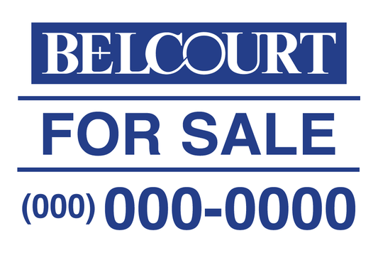 Belcourt - Listing Sign - R.E.S.S. - Real Estate Signs & Services