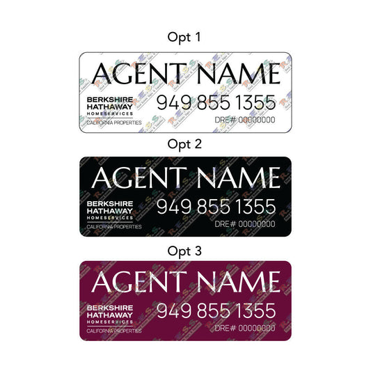 Berkshire Hathaway - Car Magnetic Sign | 9x24 (PAIR) - R.E.S.S. - Real Estate Signs & Services