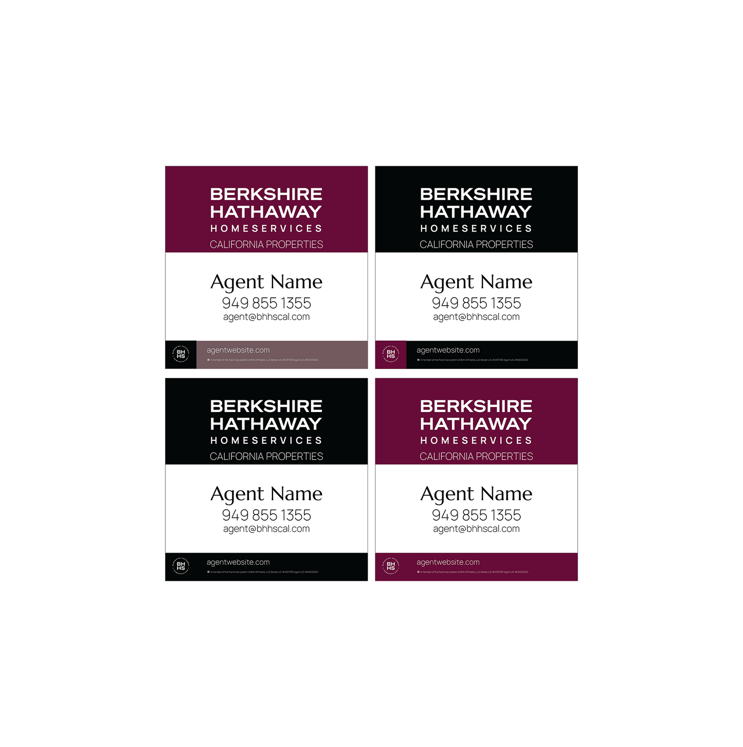 Berkshire Hathaway - Listing Signs | 24x24 - R.E.S.S. - Real Estate Signs & Services