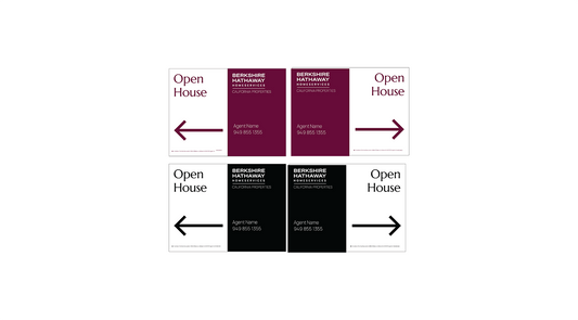 Berkshire Hathaway - Open House | 24x18 - R.E.S.S. - Real Estate Signs & Services