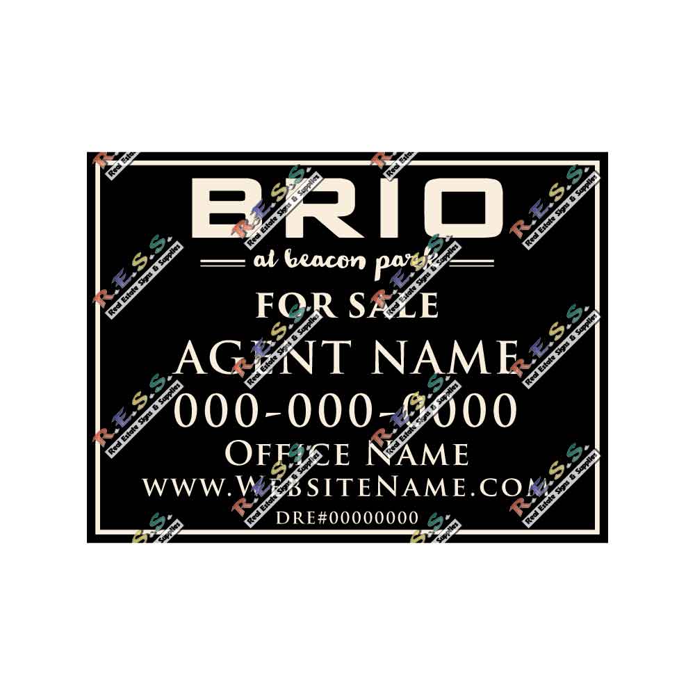 Brio at Beacon Park - Listing Sign