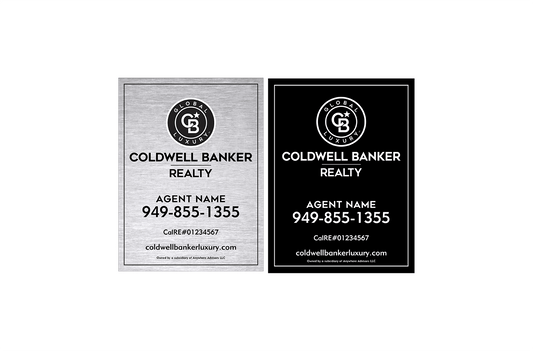Coldwell Banker Global Luxury - Listing Sign | 24x32 - R.E.S.S. - Real Estate Signs & Services