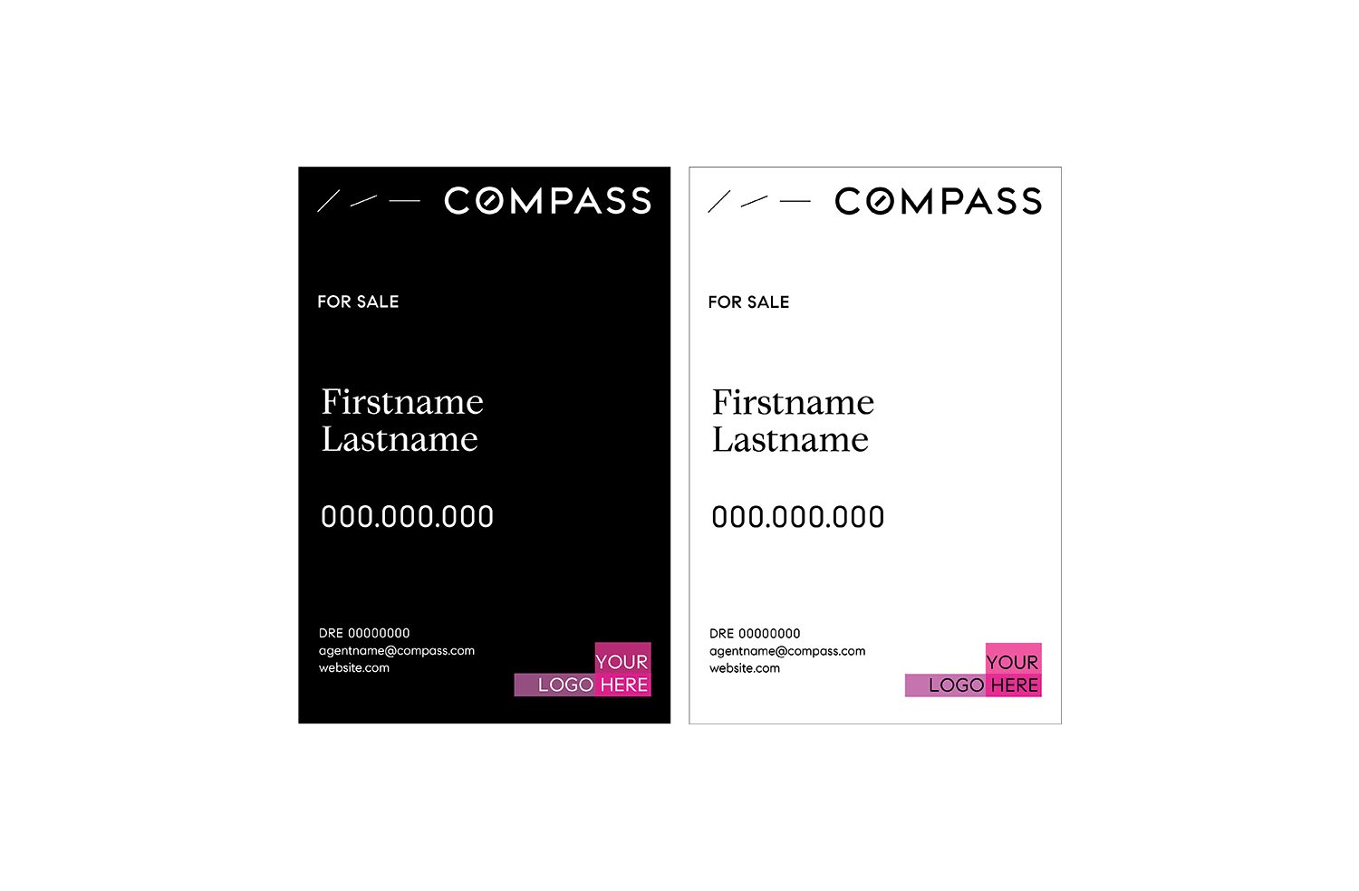 Compass - Listing Sign | 24x36