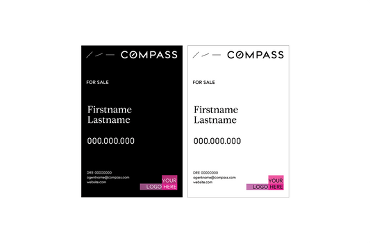 Compass - Listing Sign | 24x36 - R.E.S.S. - Real Estate Signs & Services