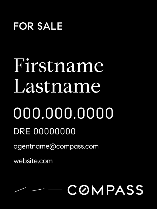 Compass - Listing Sign | 24x36 - R.E.S.S. - Real Estate Signs & Services