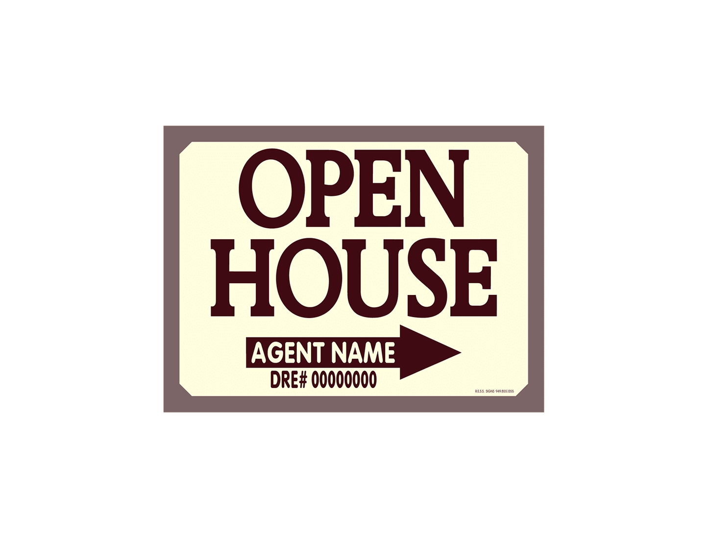 Coto De Caza - Open House Signs - R.E.S.S. - Real Estate Signs & Services
