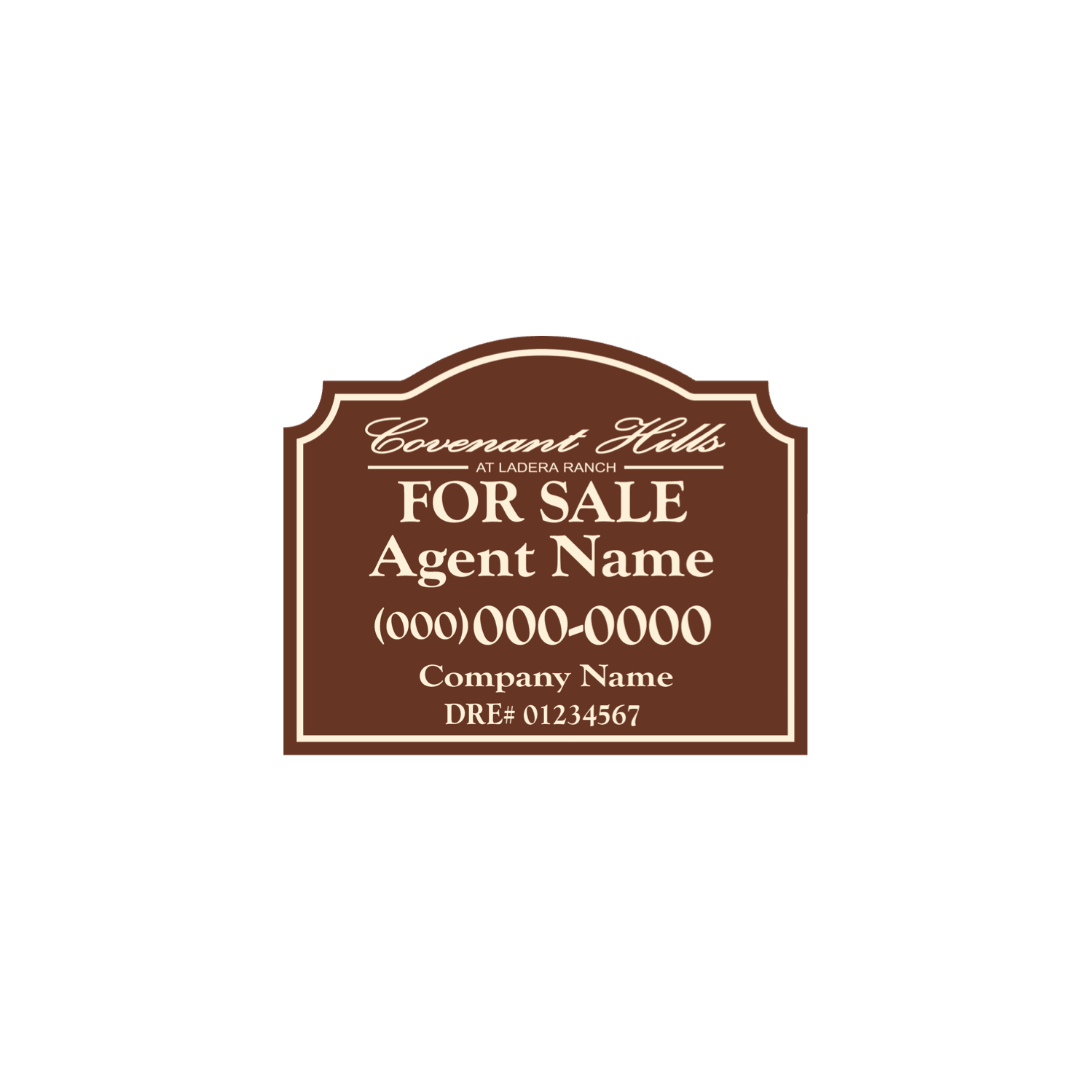 Covenant Hills - Listing Sign with Post