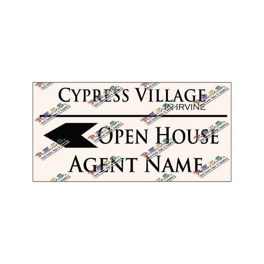 Cypress Village - Open House Signs - R.E.S.S. - Real Estate Signs & Services