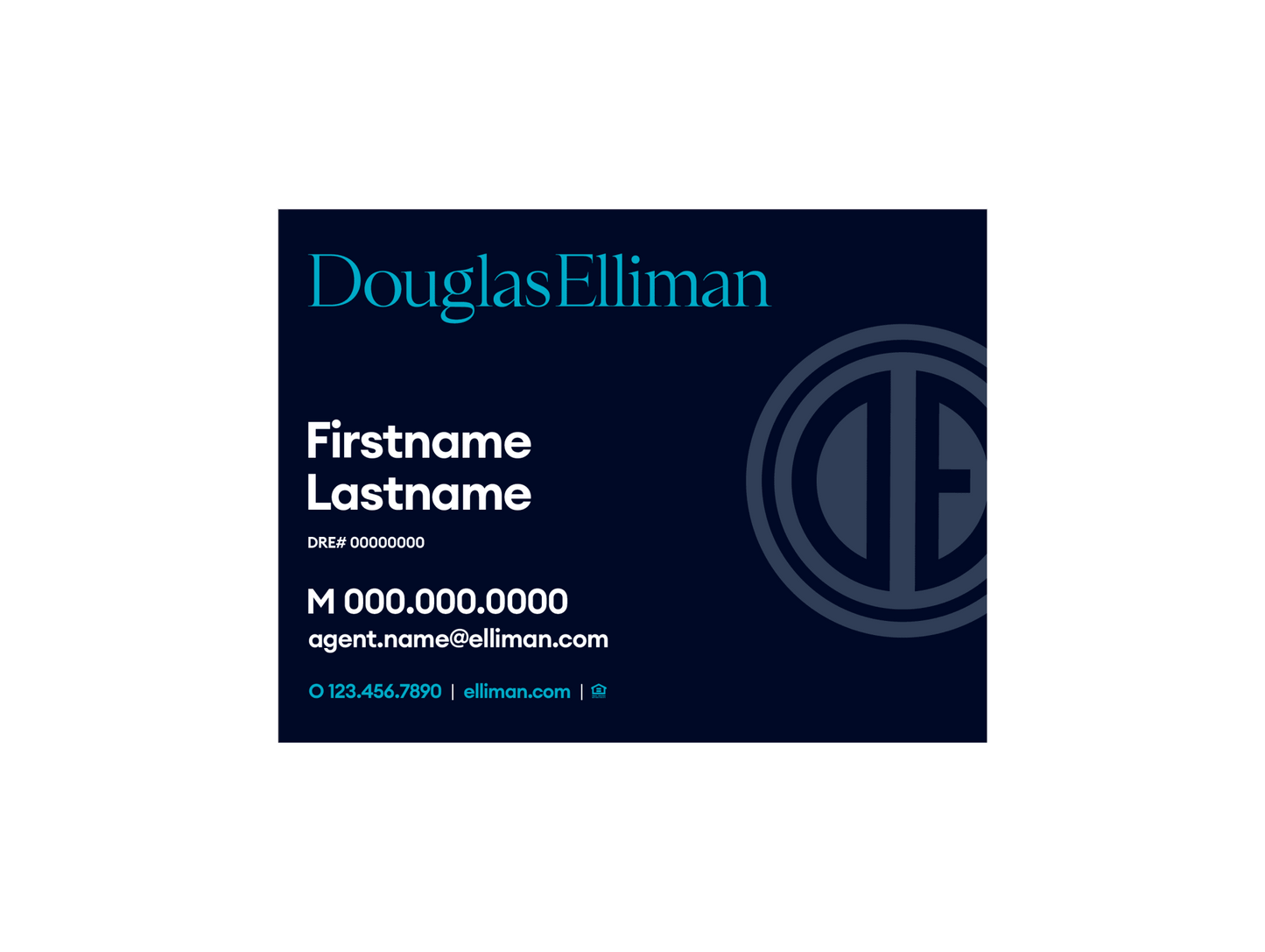 Douglas Elliman - Listing Signs | 24x18 - R.E.S.S. - Real Estate Signs & Services