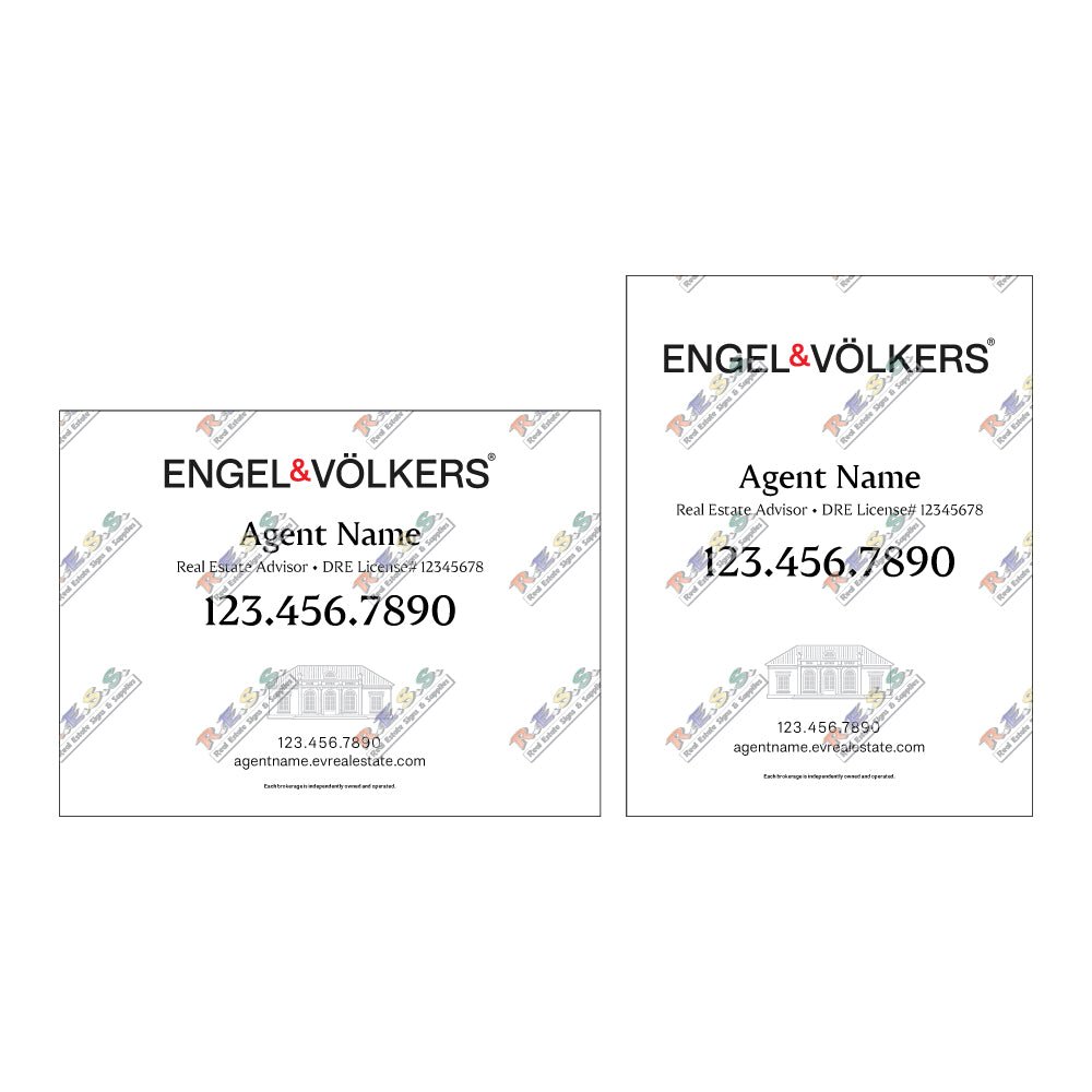 Engel & Volkers - Listing Signs - R.E.S.S. - Real Estate Signs & Services