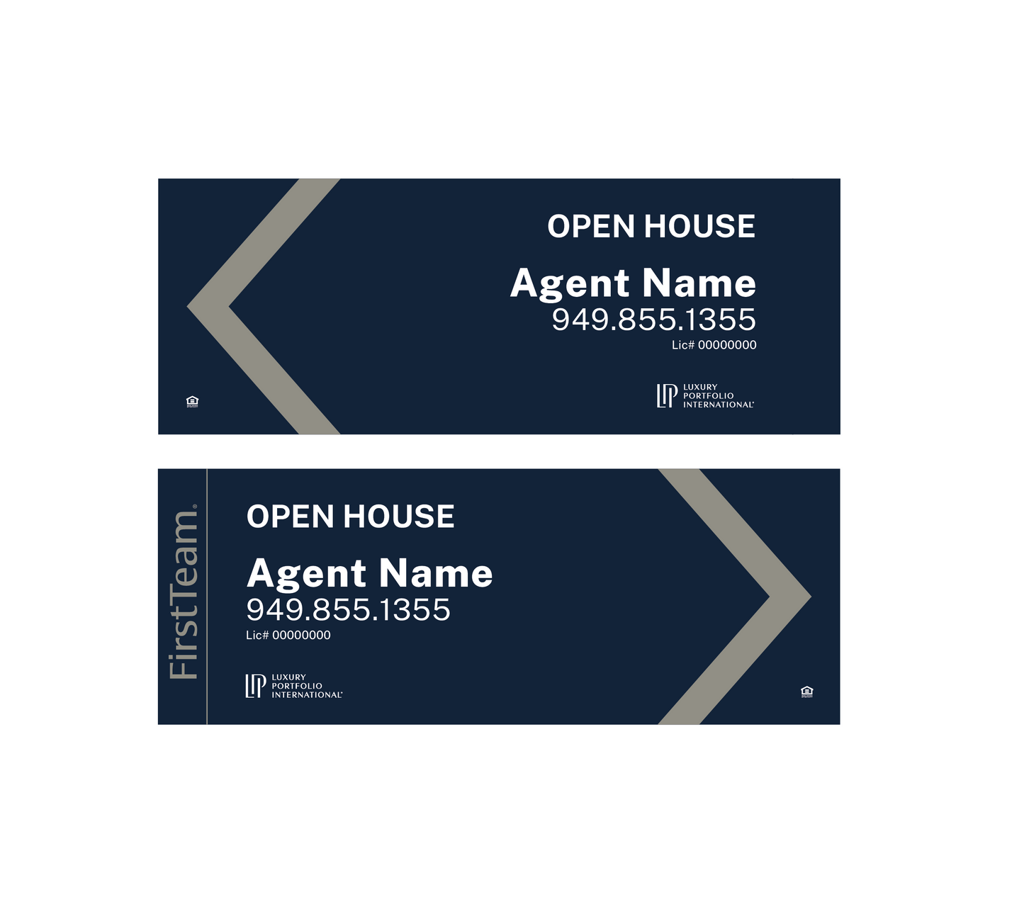 First Team - Open House Signs | 24x9