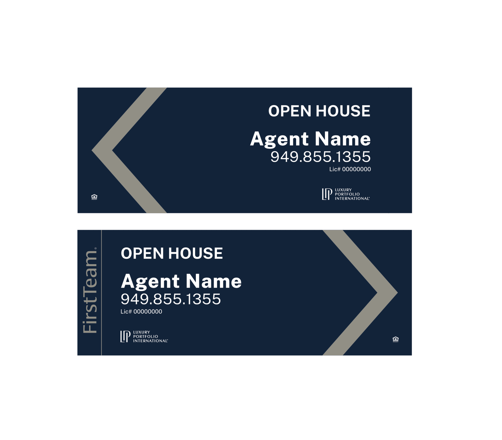 First Team - Open House Signs | 24x9
