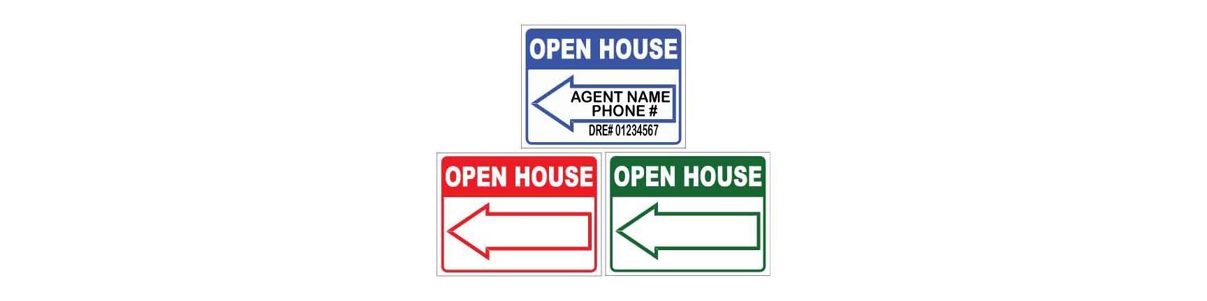 Generic - Open House Signs | 24x18