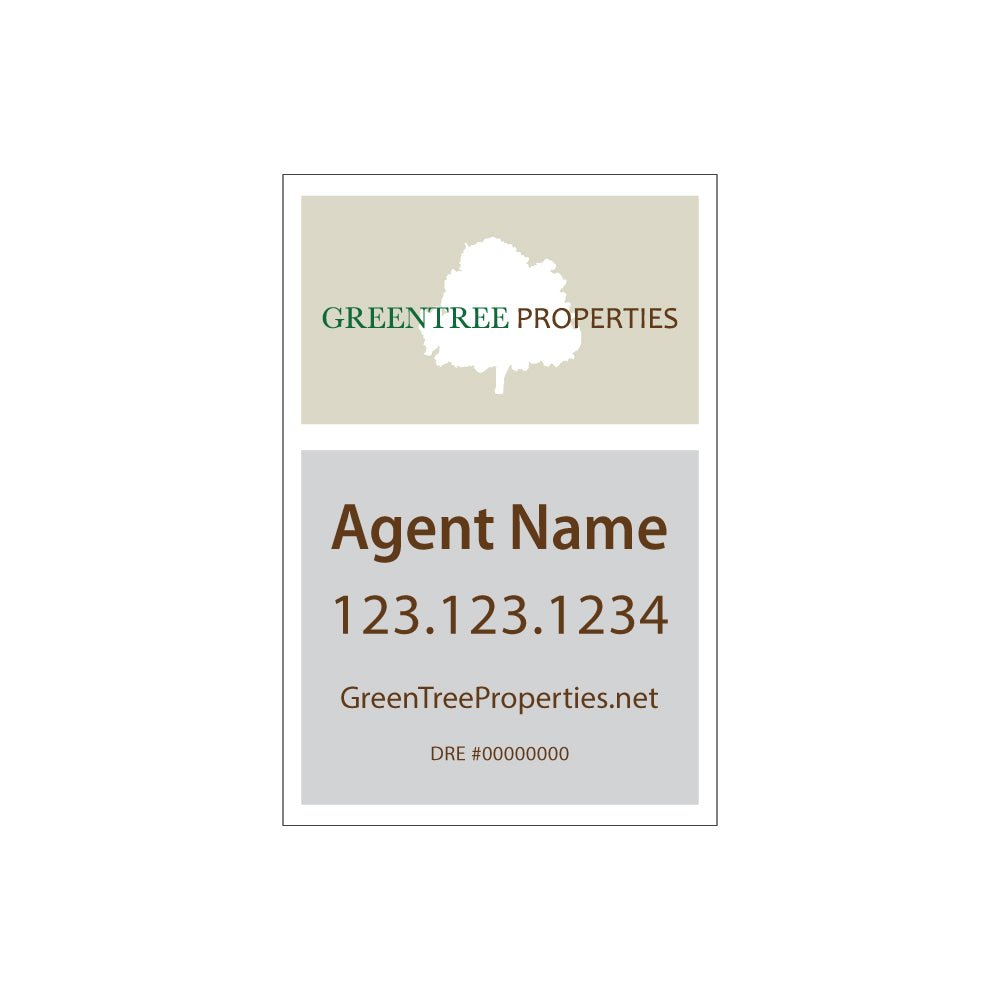 Greentree Properties - Listing Sign 12" x 18"