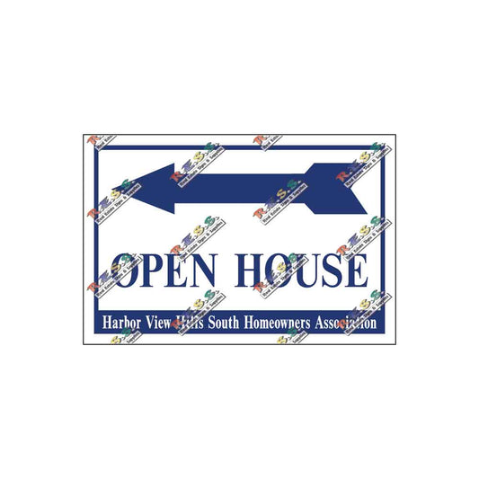 Harbor View Hills - Open House Signs - R.E.S.S. - Real Estate Signs & Services