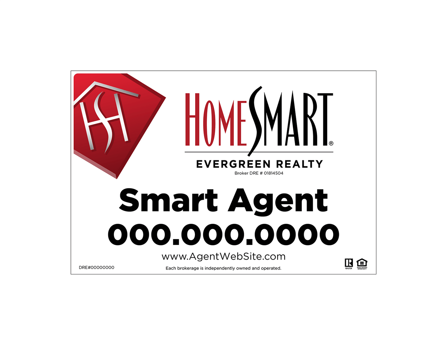 HomeSmart - Listing Sign | 36x24 - R.E.S.S. - Real Estate Signs & Services