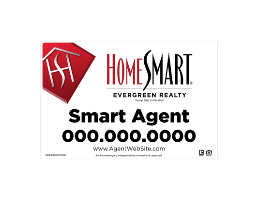 HomeSmart - Listing Sign | 36x24 - R.E.S.S. - Real Estate Signs & Services