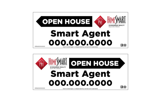 HomeSmart - Open House Signs | 24x9 - R.E.S.S. - Real Estate Signs & Services