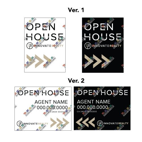 Innovate Realty - Open House Signs - R.E.S.S. - Real Estate Signs & Services