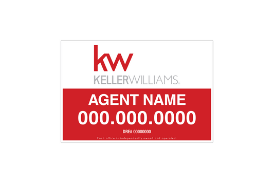 Keller Williams - Listing Sign | 36x24 - R.E.S.S. - Real Estate Signs & Services