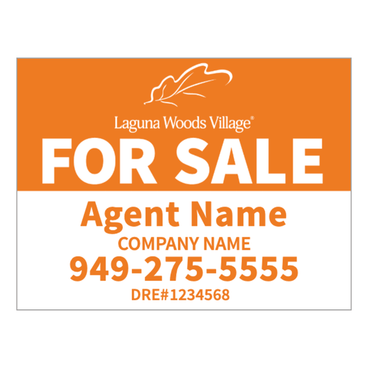 Laguna Woods Village - Listing Sign | 24x18 - R.E.S.S. - Real Estate Signs & Services