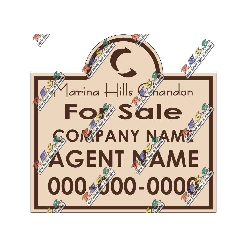 Marina Hills Chandon - Listing Sign - R.E.S.S. - Real Estate Signs & Services