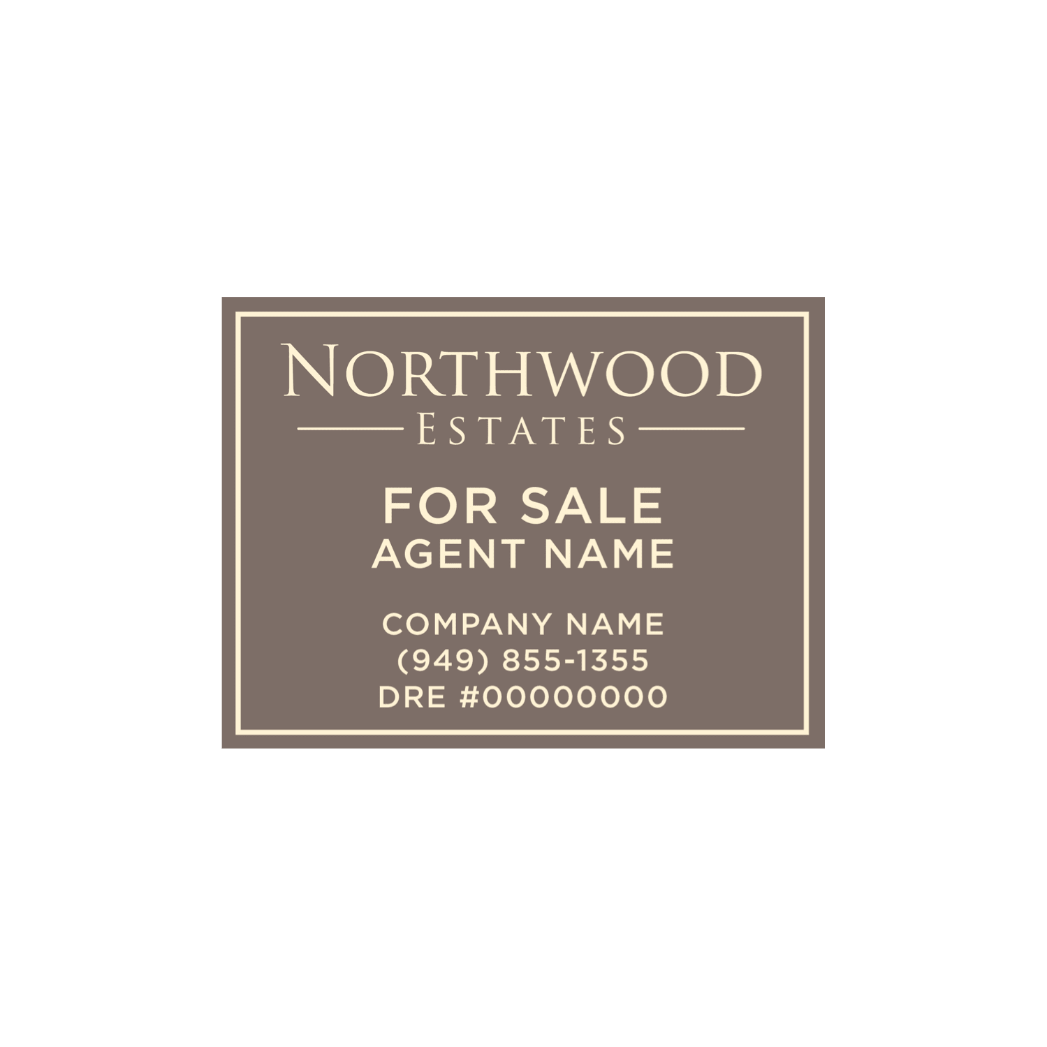 Northwood Estates - Listing Sign