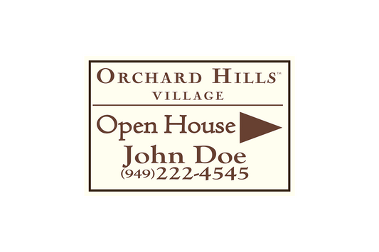 Orchard Hills - Open House Signs - R.E.S.S. - Real Estate Signs & Services