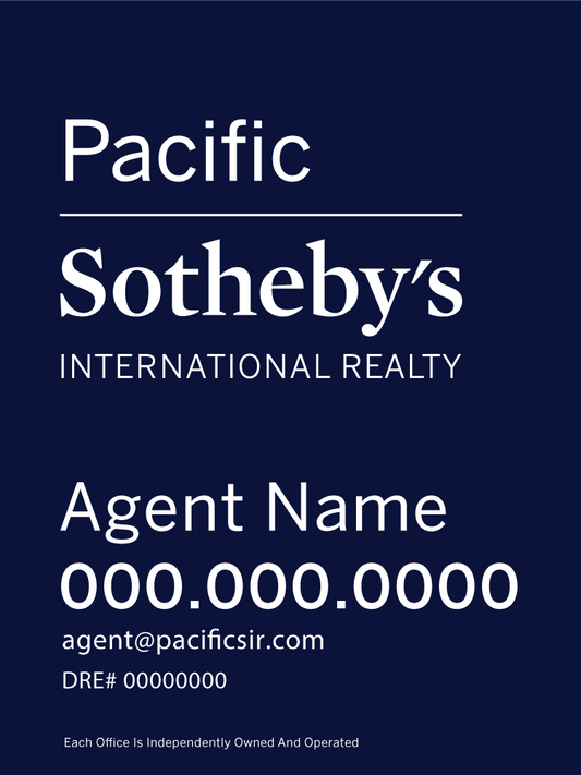 Pacific Sotheby's - Listing Sign | 18x24 - R.E.S.S. - Real Estate Signs & Services