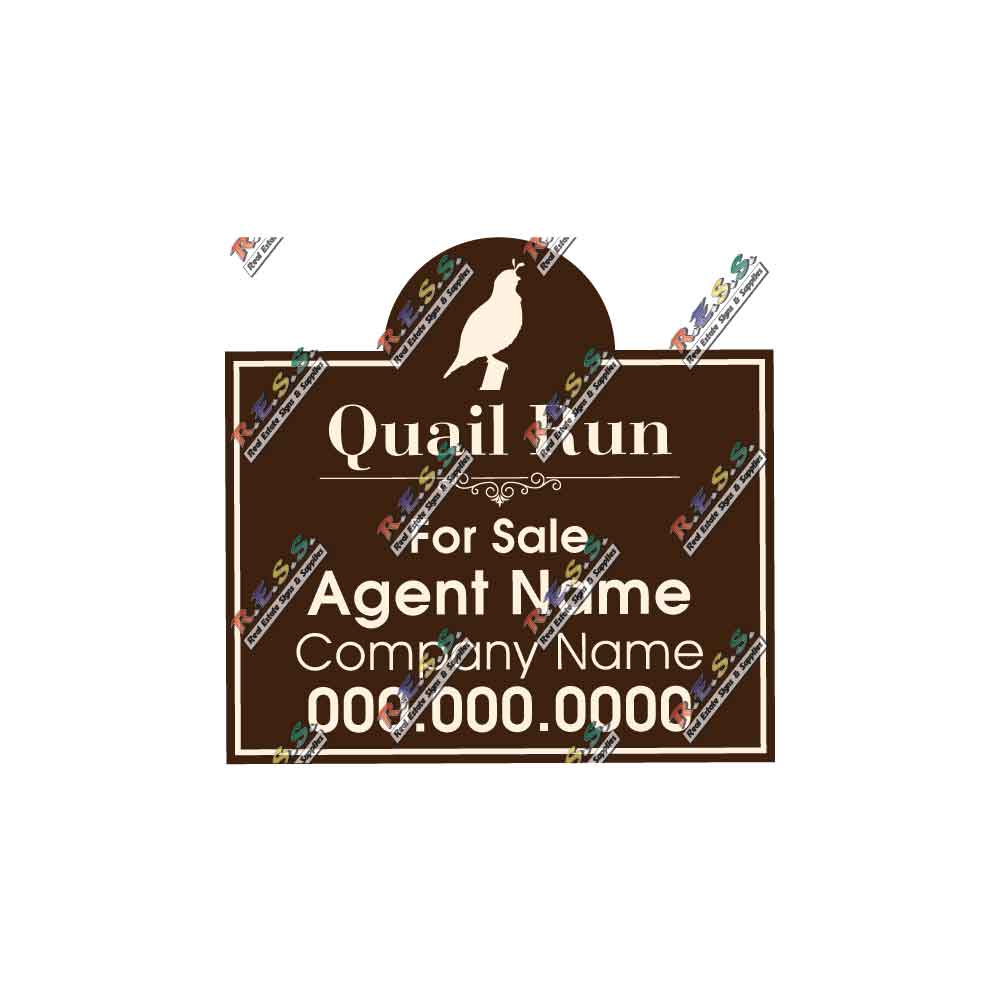 Quail Run - Listing Sign