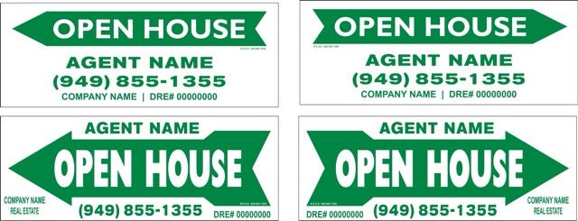 Rancho Santa Margarita - Open House Signs (10 pack) - R.E.S.S. - Real Estate Signs & Services