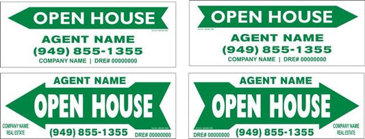 Rancho Santa Margarita - Open House Signs (10 pack) - R.E.S.S. - Real Estate Signs & Services