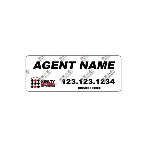 Realty Network - Car Magnetic Sign | 9x24 (PAIR) - R.E.S.S. - Real Estate Signs & Services