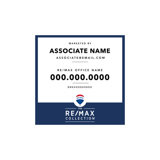 RE/MAX Collection Listing Sign 24x24