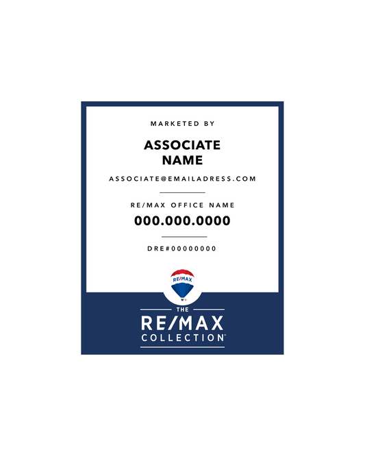RE/MAX Collection - Listing Sign | 24x30 - R.E.S.S. - Real Estate Signs & Services