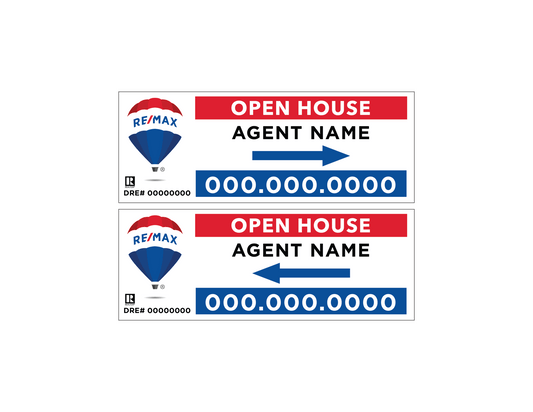 RE/MAX - Open House | 24x9 - R.E.S.S. - Real Estate Signs & Services
