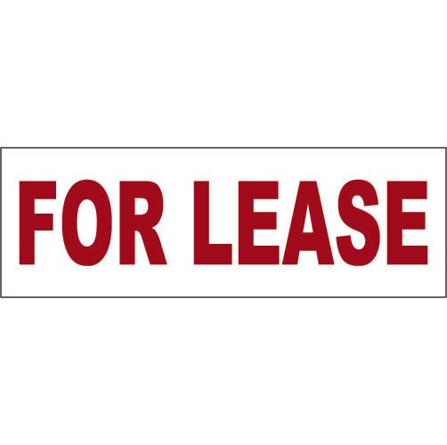 Rider - For Lease - R.E.S.S. - Real Estate Signs & Services