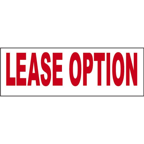 Lease Rider Sign Riders - All | R.E.S.S.