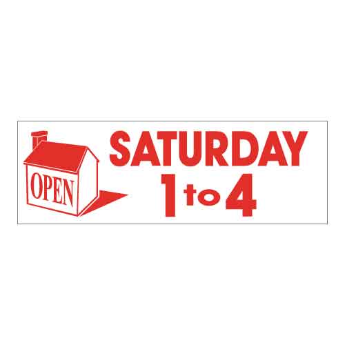 Rider - Open Saturday 1 to 4 - R.E.S.S. - Real Estate Signs & Services