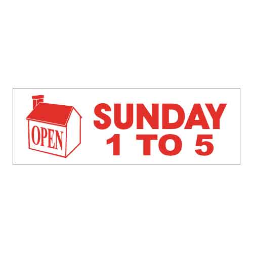 Rider - Open Sunday 1 - 5 - R.E.S.S. - Real Estate Signs & Services