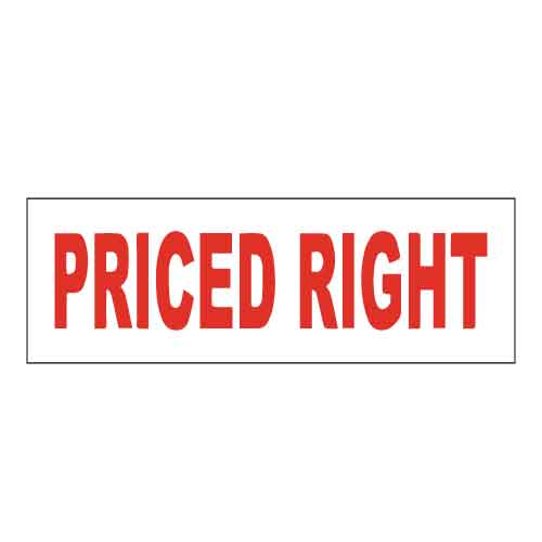 Rider - Priced Right - R.E.S.S. - Real Estate Signs & Services