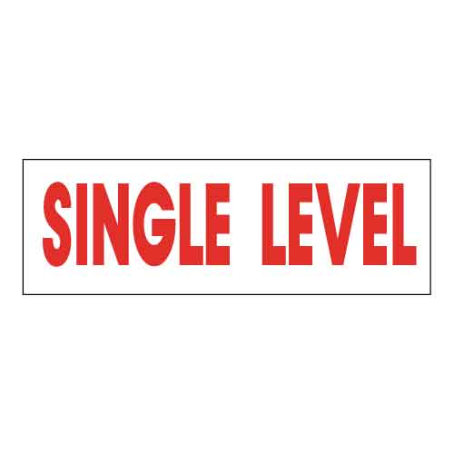 Single Stage Sign Single Level Sign Rider | R.E.S.S.